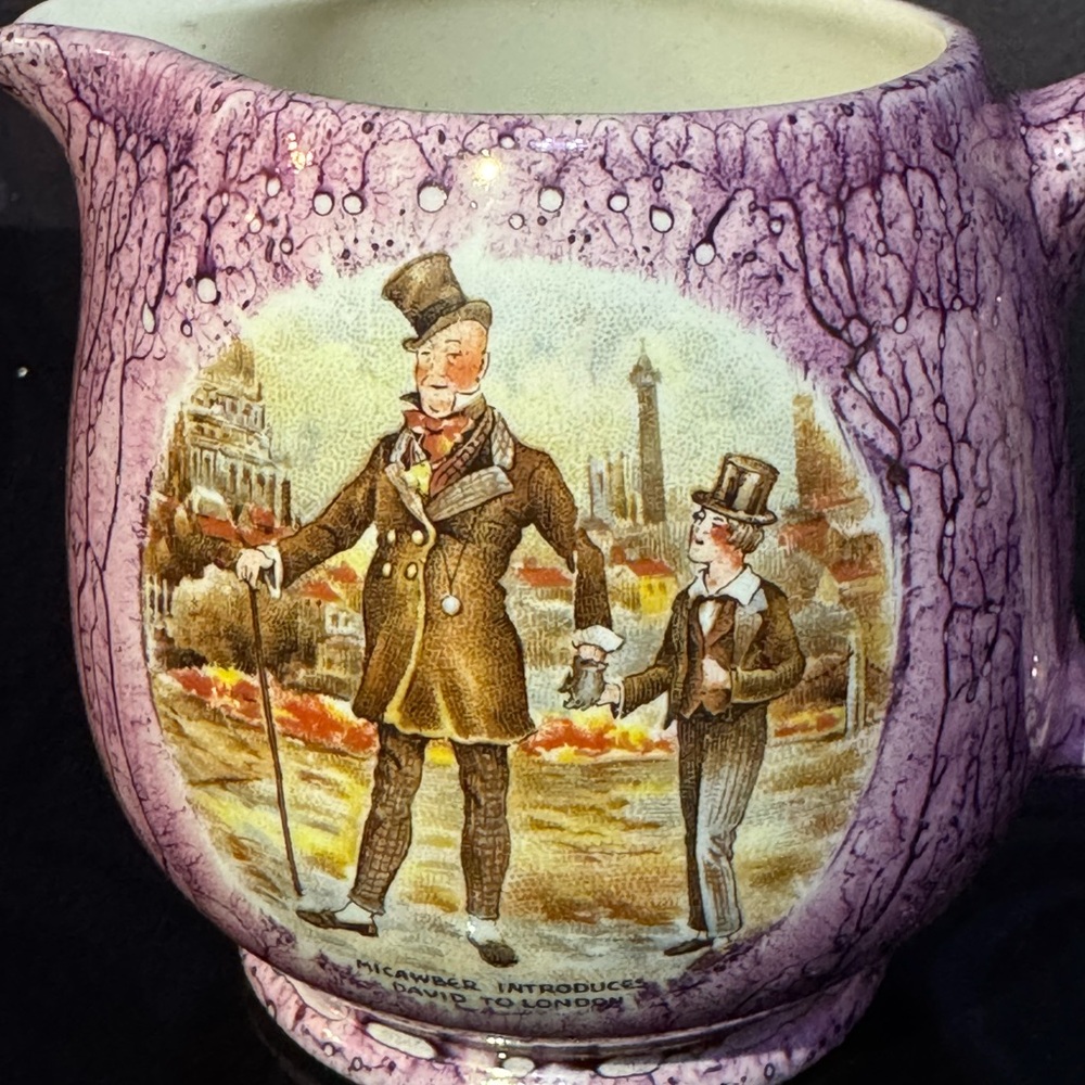 Rare Vintage English Ware Lancaster & Sand Land pink Creamer Hanley,England - Picture 2 of 4